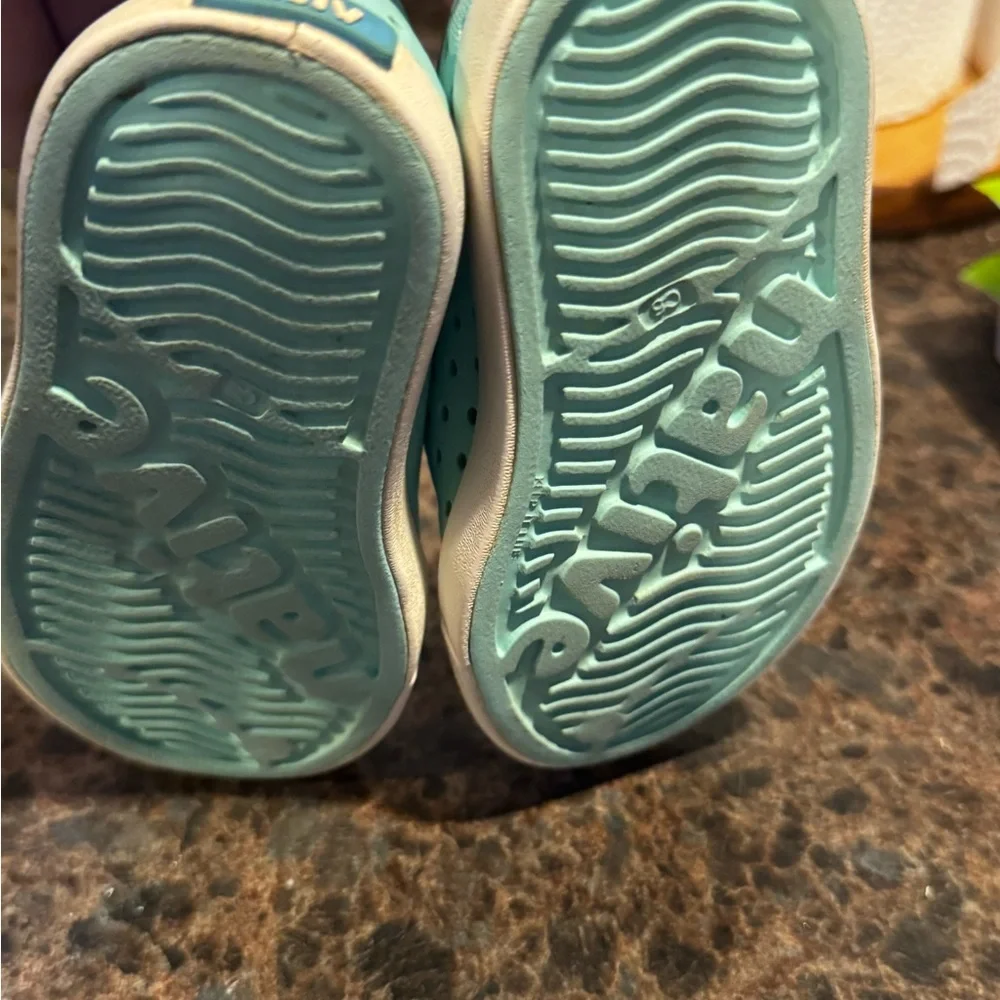 Kids Aqua Slip-On natives‎